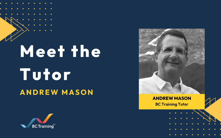 Meet The Tutor – Andrew Mason