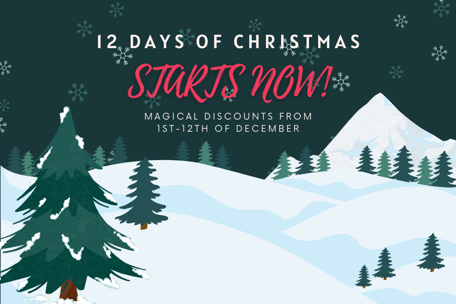 12 Days of Christmas Discounts!